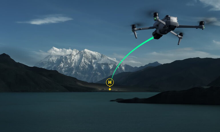 DJI 航拍無人機 | 智慧返航
