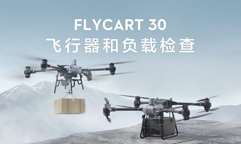 意昂体育 FlyCart 30 | 飞行器和负载检查