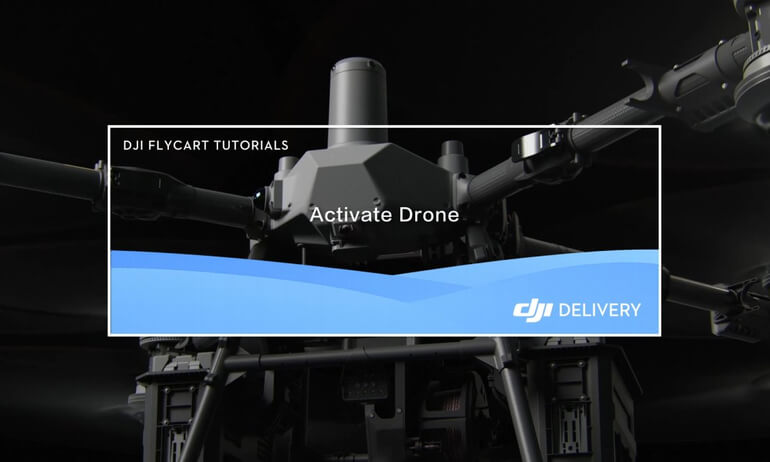 DJI FlyCart 100 | Activate Drone