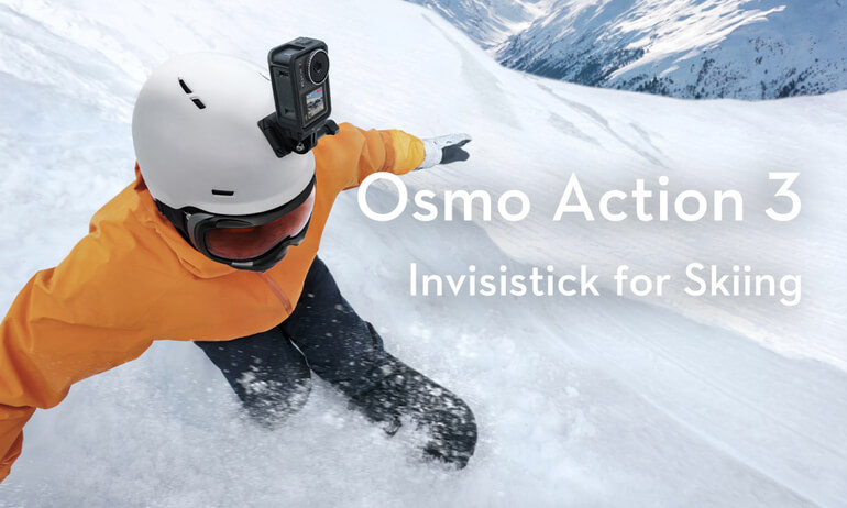 Osmo Action 3 | InvisiStick for Skiing