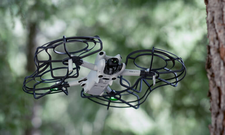 DJI Mini&nbsp;4&nbsp;Pro | Installation de la protection d’hélices