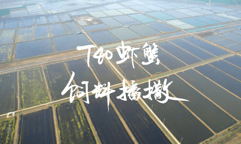大疆 T40 农业无人飞机虾蟹饲料播撒
