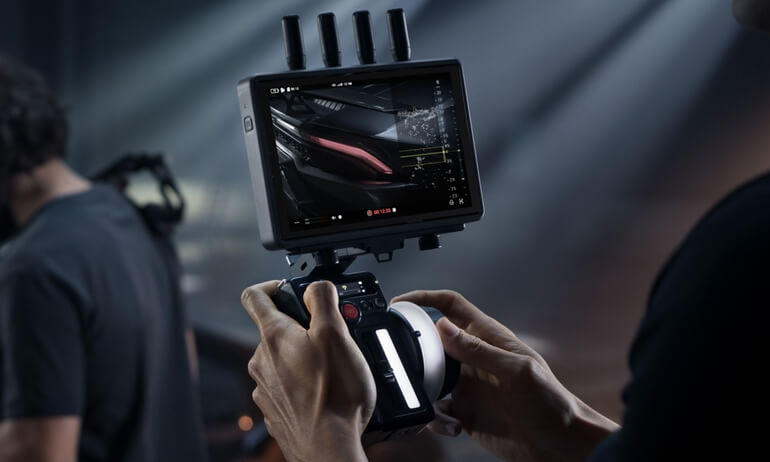 DJI Focus&nbsp;Pro | Boutons et menu de l’écran tactile - Unité manuelle DJI Focus&nbsp;Pro