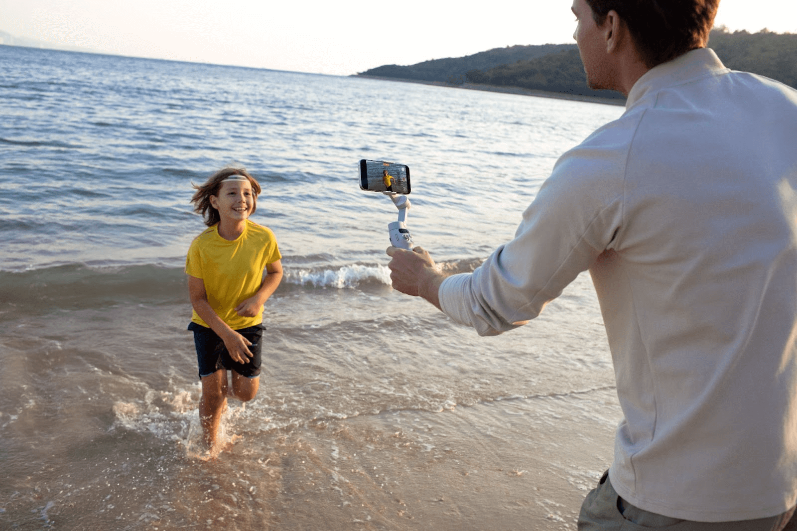 ジンバルと水面