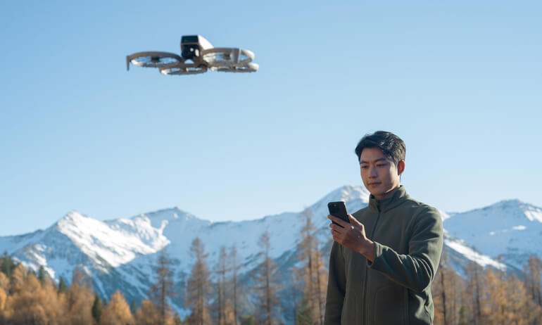 DJI Flip | Mobile App Control