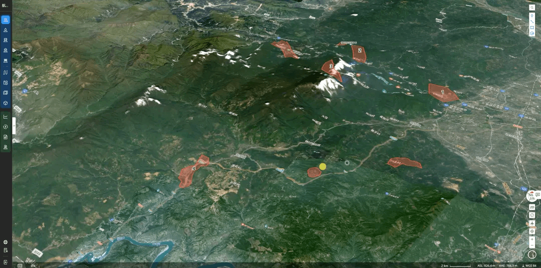 峨眉山地灾监测点