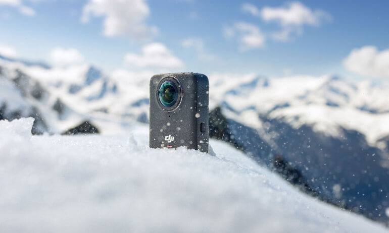 Osmo 360 — в снегу и на морозе