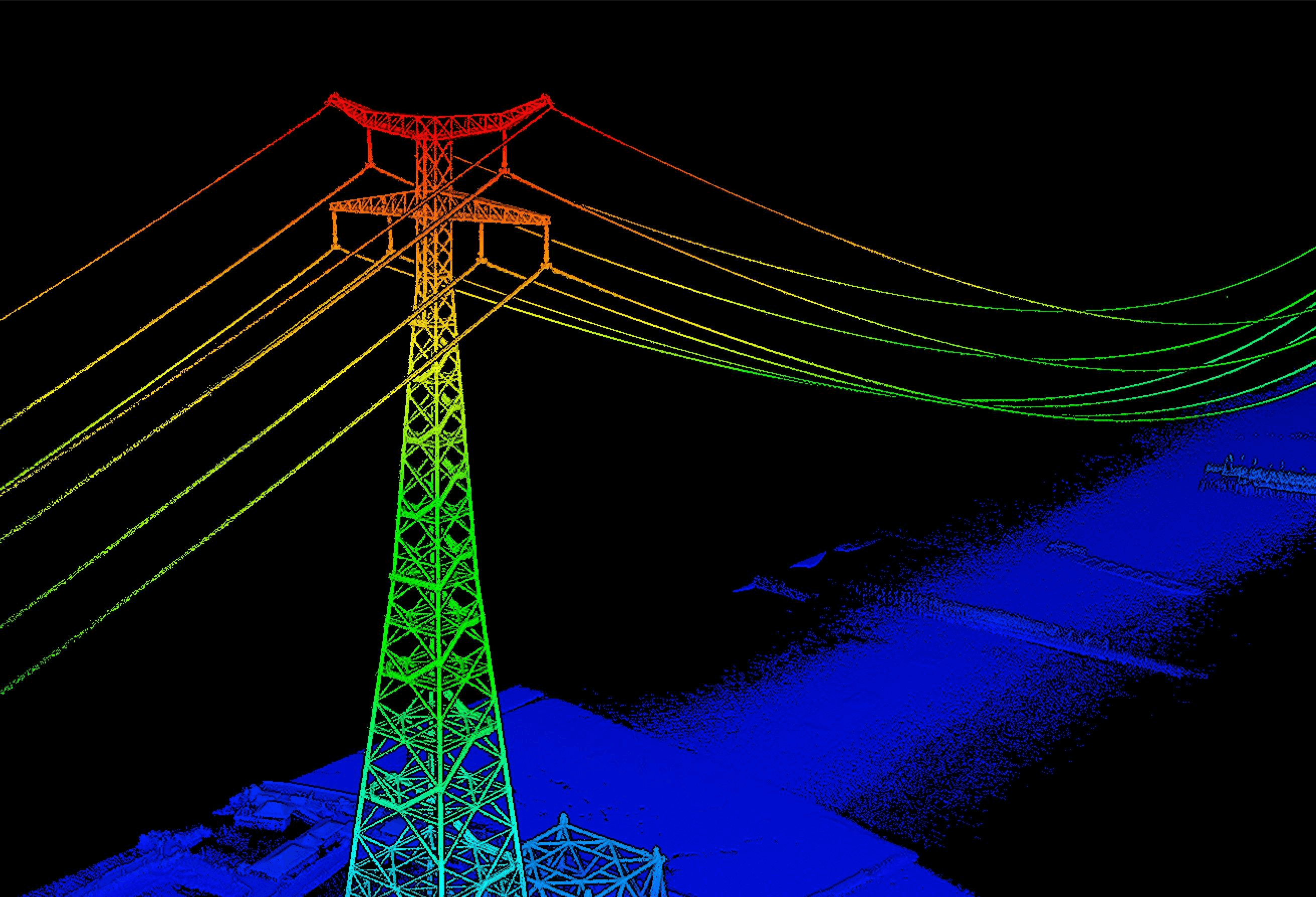 禅思 L3 对复杂地形和结构的高精度还原