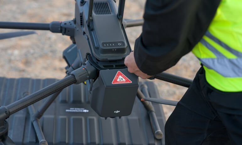DJI AP100 Parachute | Securing Safety Tethers to Dual Gimbal Connector