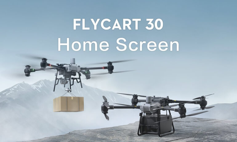 意昂体育 Flycart 30｜Home Screen