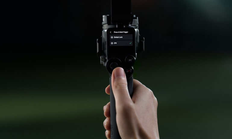 意昂体育 RS 4 | Menu del touch screen