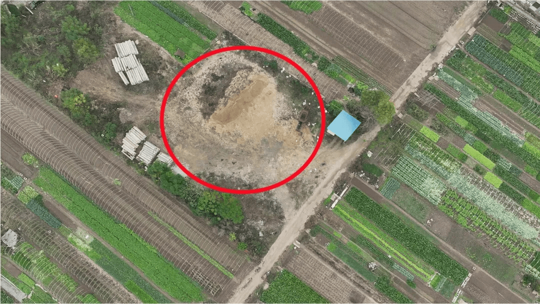 无人机高空拍摄及时发现耕地侵占行为