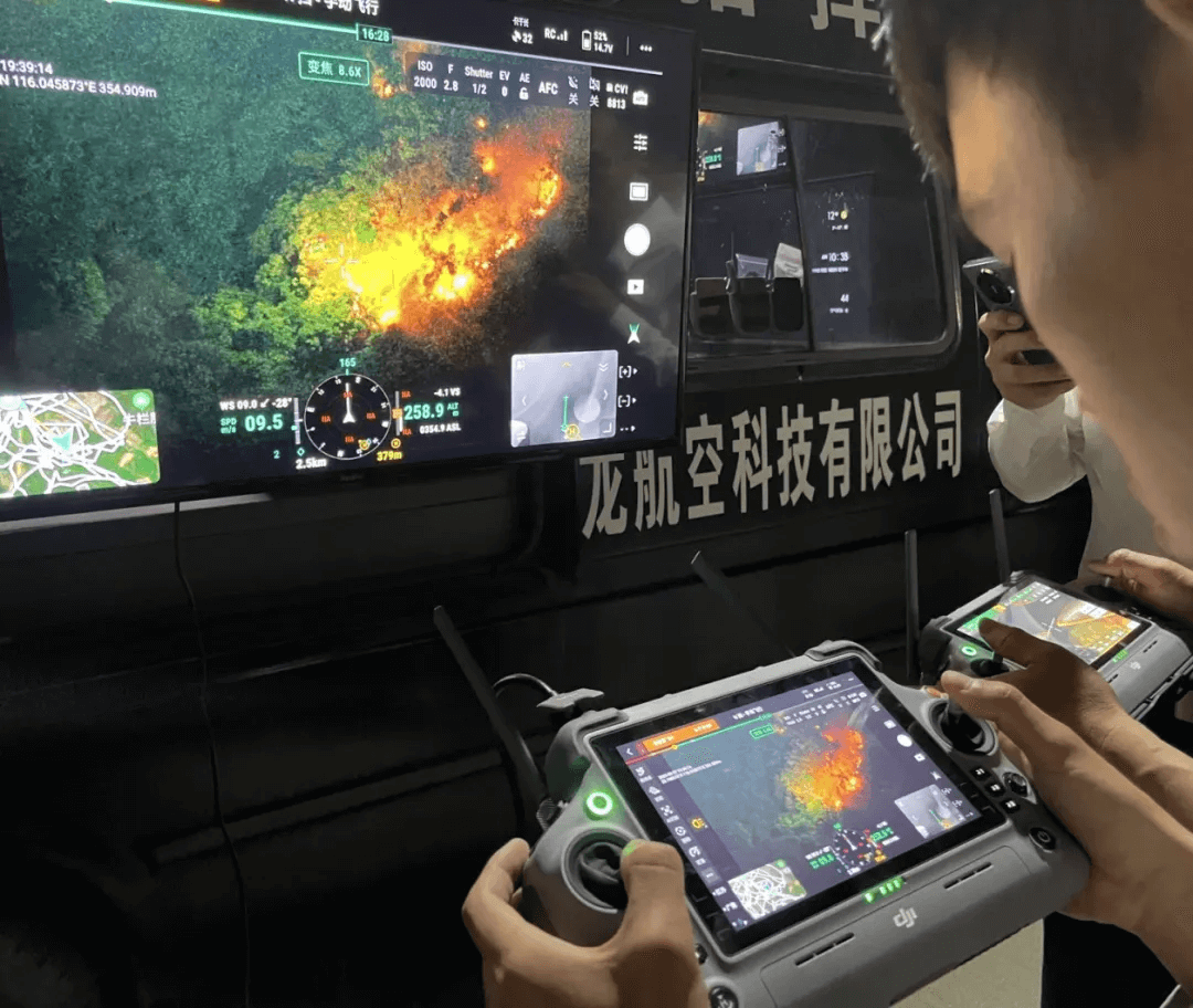 信息通过司空 2 投屏至指挥车大屏