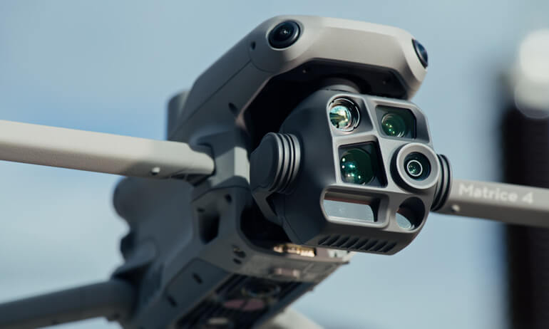 DJI Matrice 4T compact thermal inspection drone for telecom sites