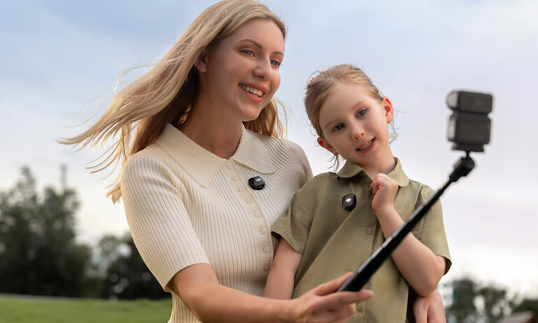 Osmo Nano｜Verwenden eines Audioaufnahmeger?ts