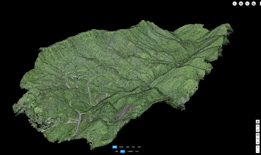 V 型山谷夹沟地形