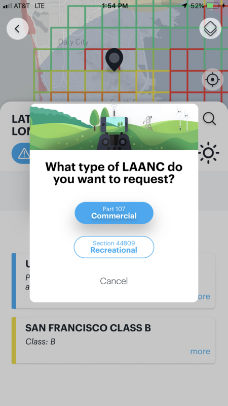 Kittyhawk LAANC app screenshot