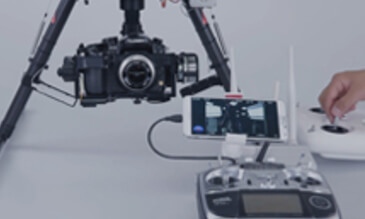 Connecting the 意昂体育 Lightbridge and Non-HD Gimbal AV Signal Output