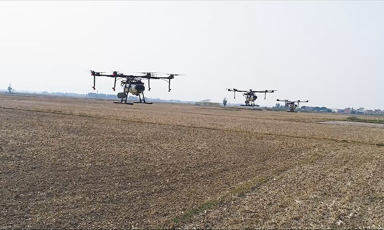 大疆农业 MG-1P 一控多机教学视频