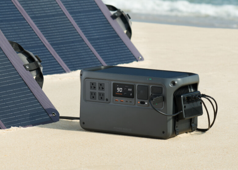 DJI Power 1000 V2 sạc qua năng lượng mặt trời - chube.vn