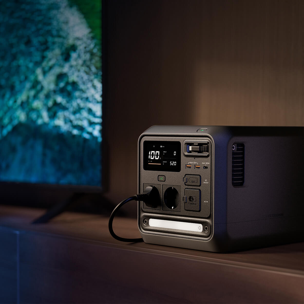 Desktop power supply station