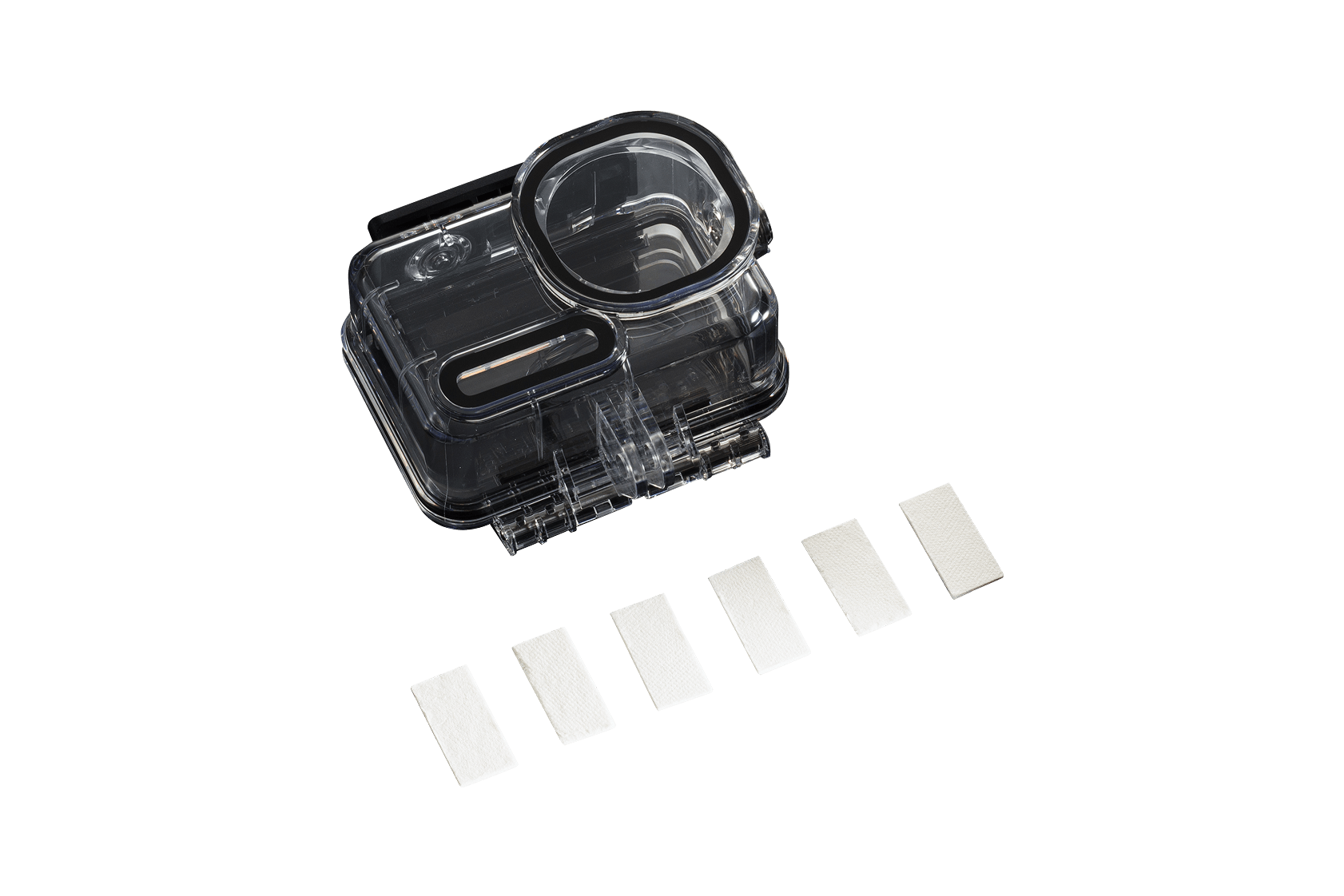Custodia Impermeabile Subacquea 40m Per Action Camera Osmo | Con Staffa E Vetro Temperato