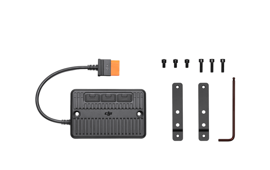 Module D'Alimentation DJI Action 2 - Batterie 1300mAh + Emplacement MicroSD - 180 Minutes D'Autonomie