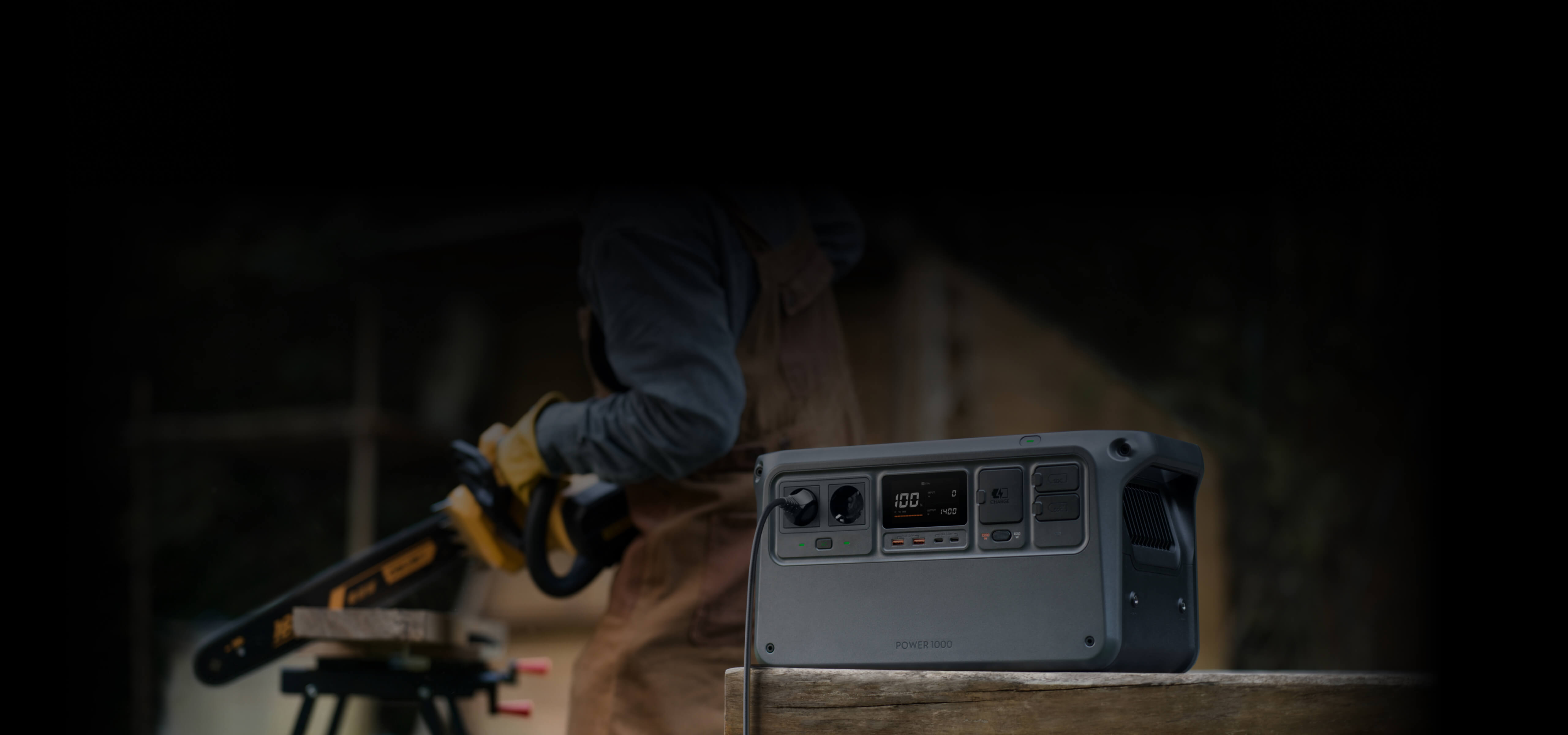DJI Power 1000 V2 – Stazione Di Carica Portatile 1024Wh LFP, 2600W, Ricarica 0-80% In 37 Minuti (Ricondizionato Come Nuovo)