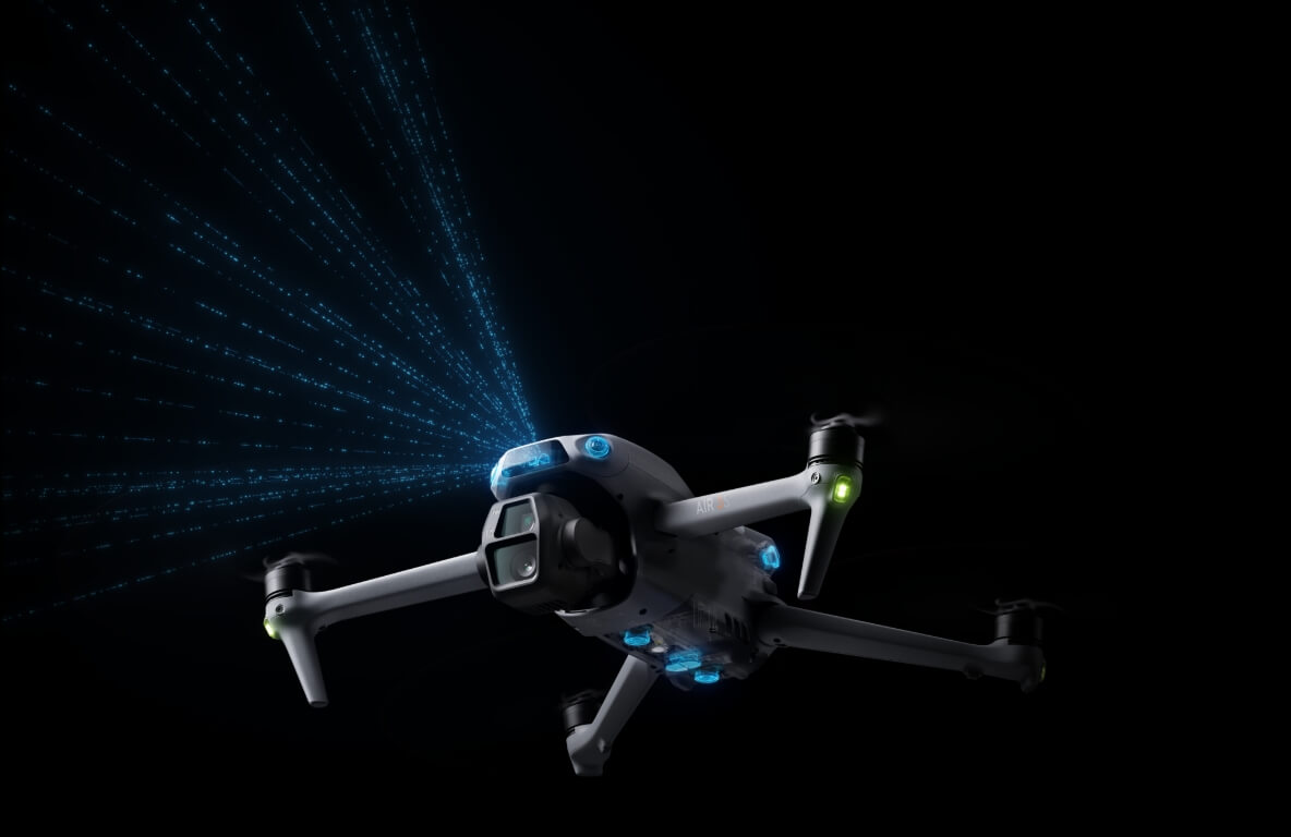 DJI Air 3S Fly More Combo (DJI RC-N3) - góc nhìn thực tế
