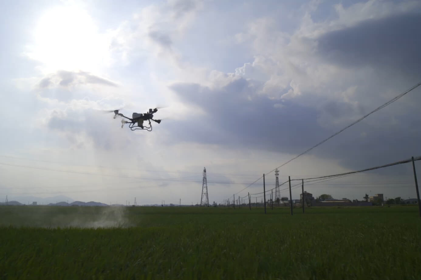 Evasión de obstáculos del DJI AGRAS T55
