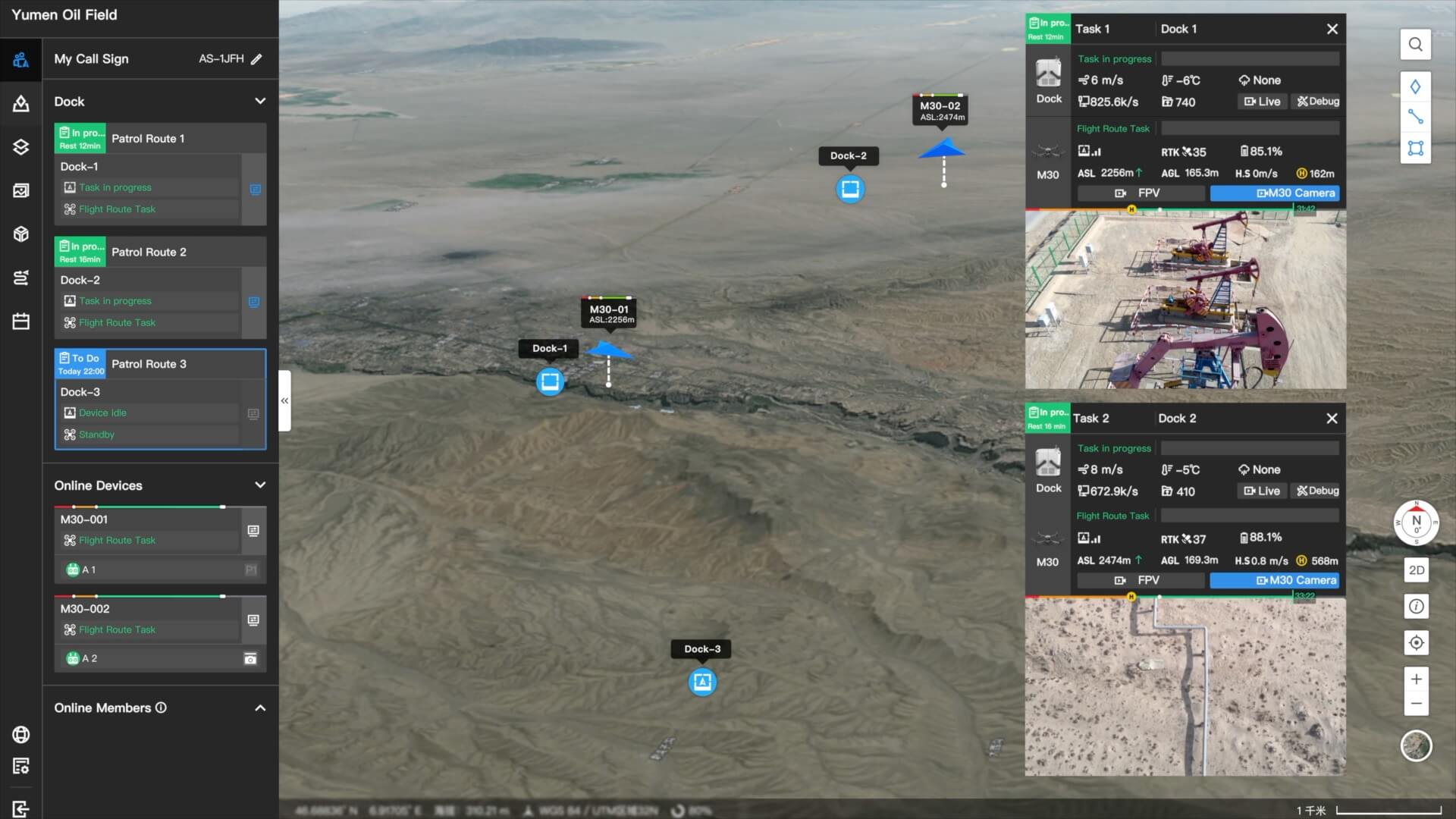 DJI Dock 3 site survey app screenshot
