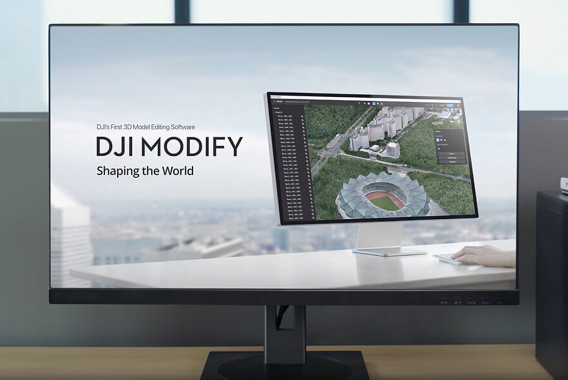 DJI、初となるスマート3Dモデル編集ソフトウェアDJI Modifyを発表