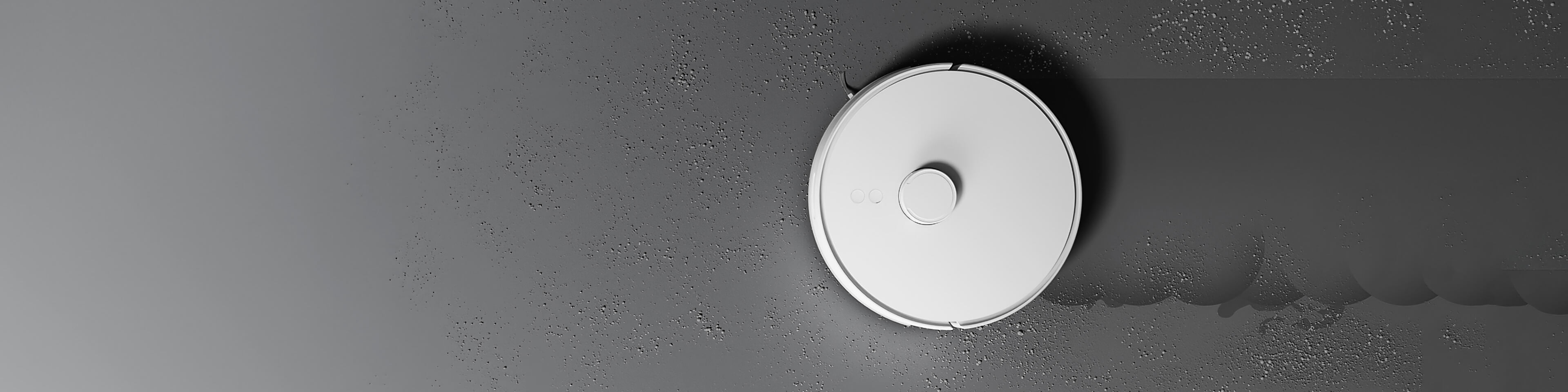 Orbital cleaning motion lifting dirt from a floor surface