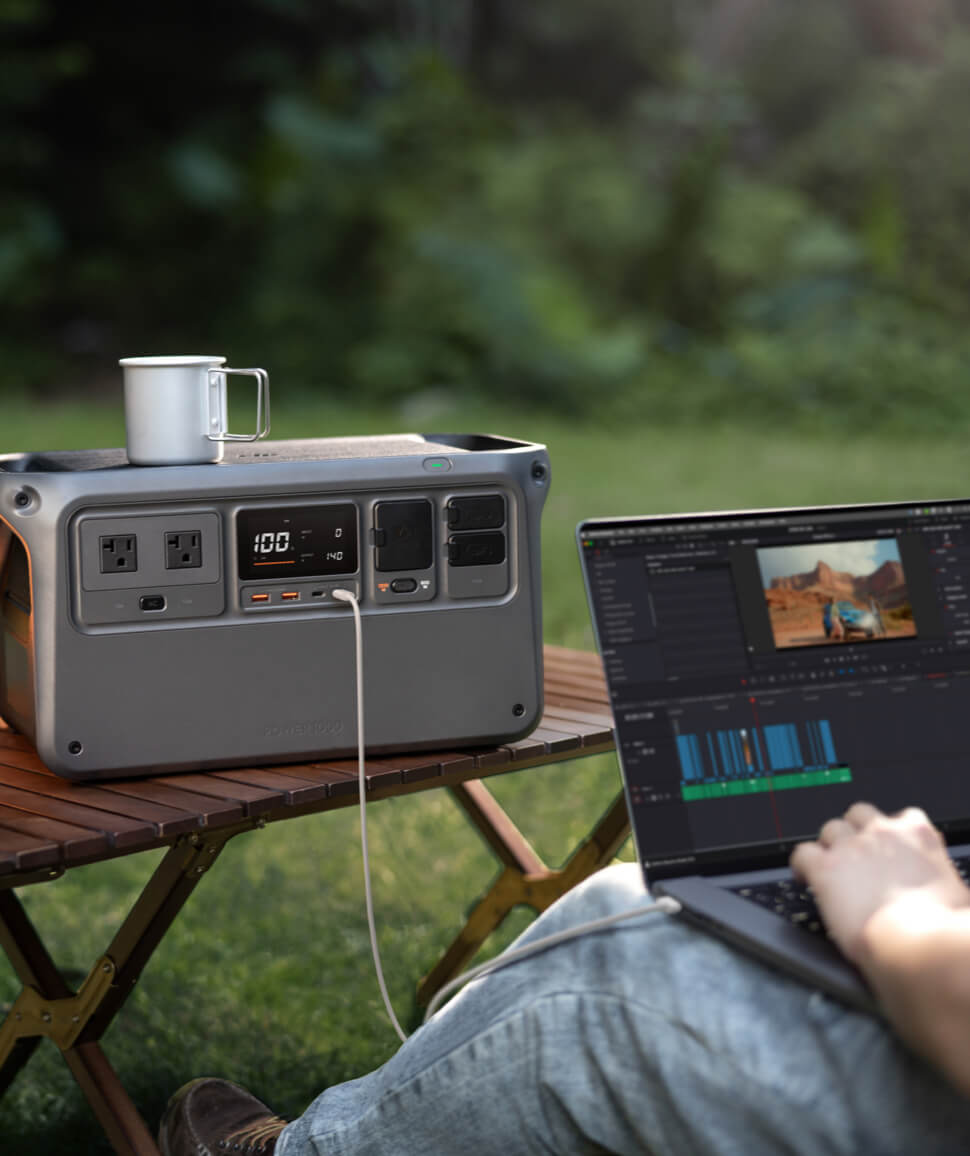 新品 DJI POWER1000 V2 1024Wh 2600W ポータブル電源 DJI ポータブル電源 Power 1000 ソーラー発電機コンボ240 W