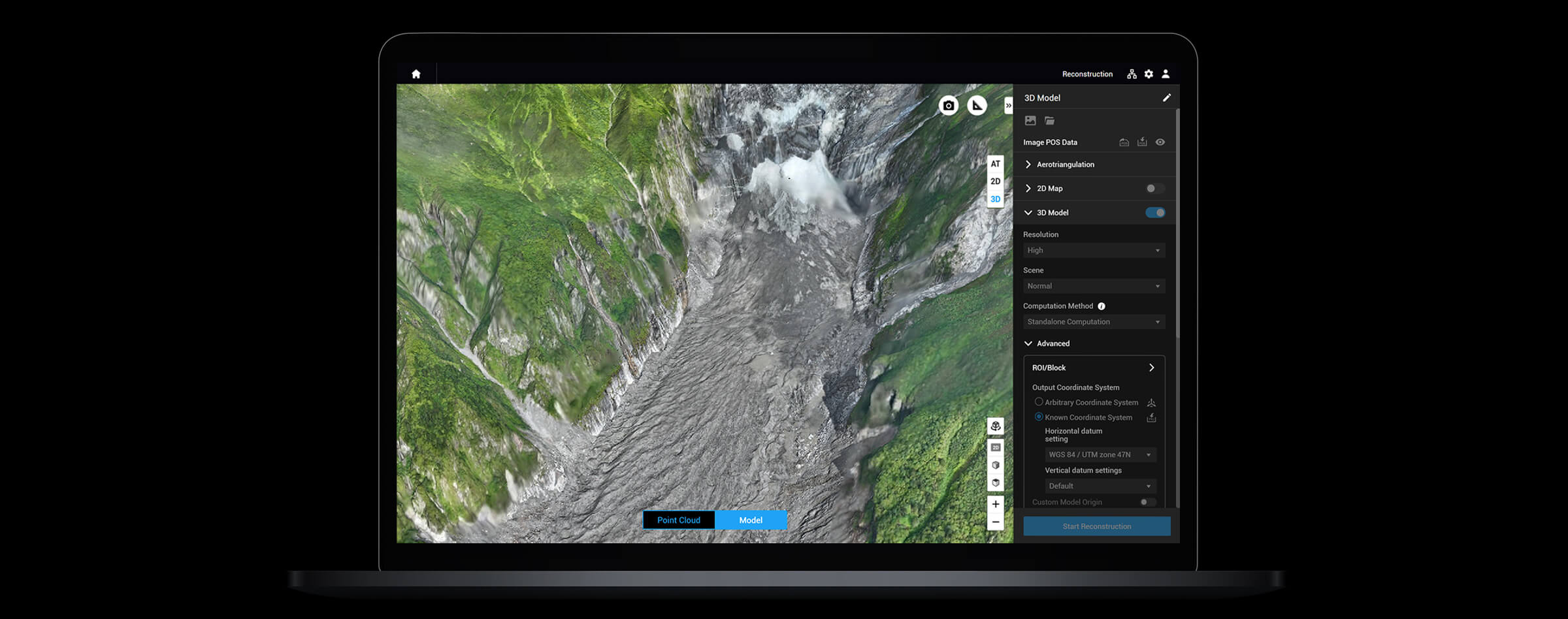 DJI Terra haritalama ve modelleme yazılımı