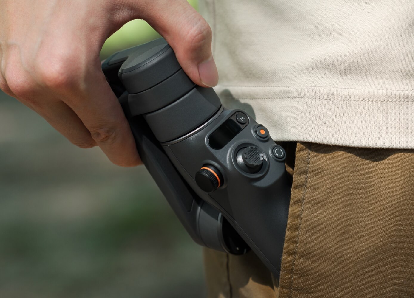 Poignée Pour DJI Osmo-Nano - Design Ergonomique En ABS - Léger (18x13x6 Cm) - Pour Une Prise Stable En Photo/vidéo De Rue