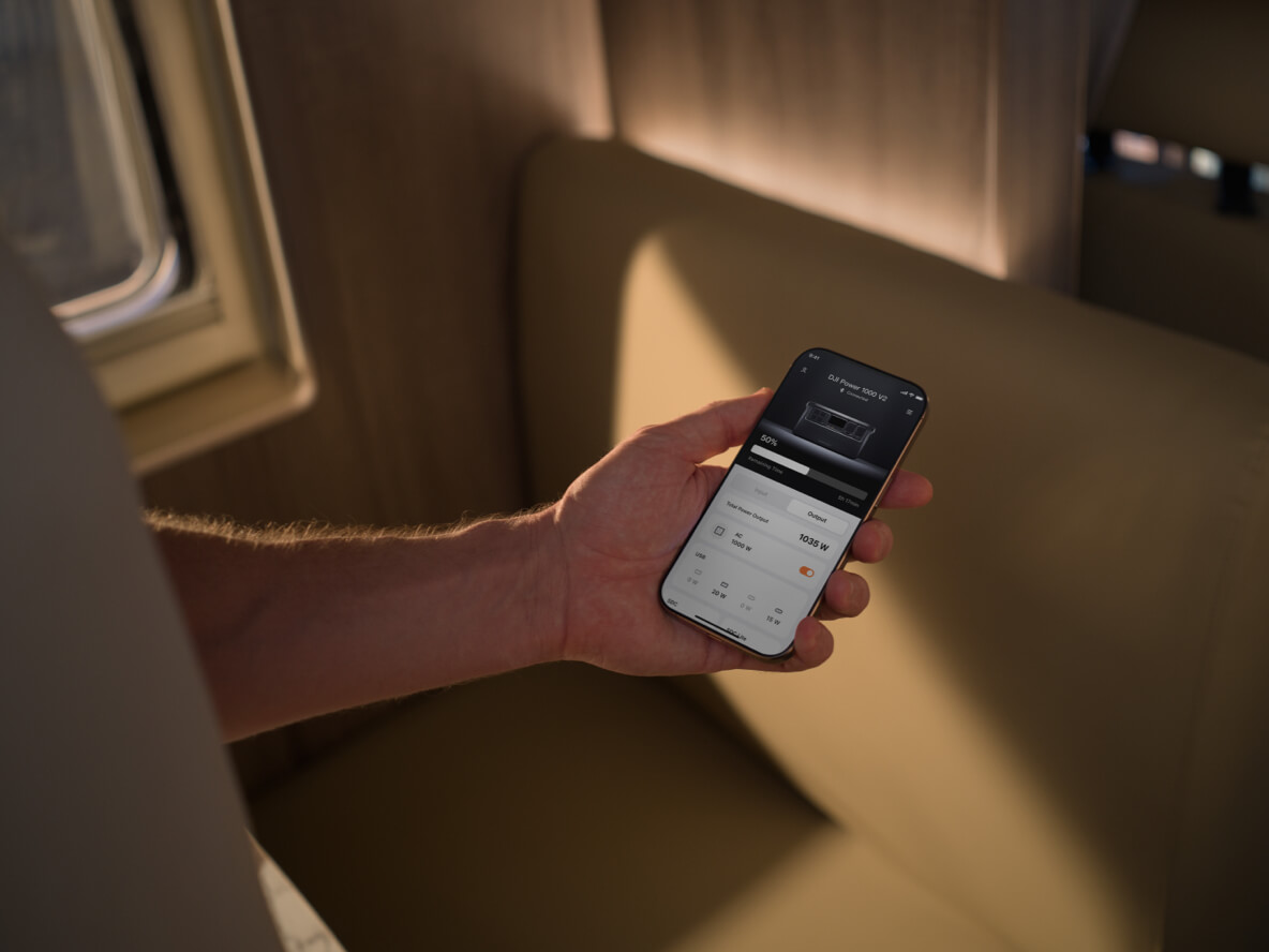 Điều khiển trạm sạc DJI Power 1000 V2 qua ứng dụng DJI Home - chube.vn