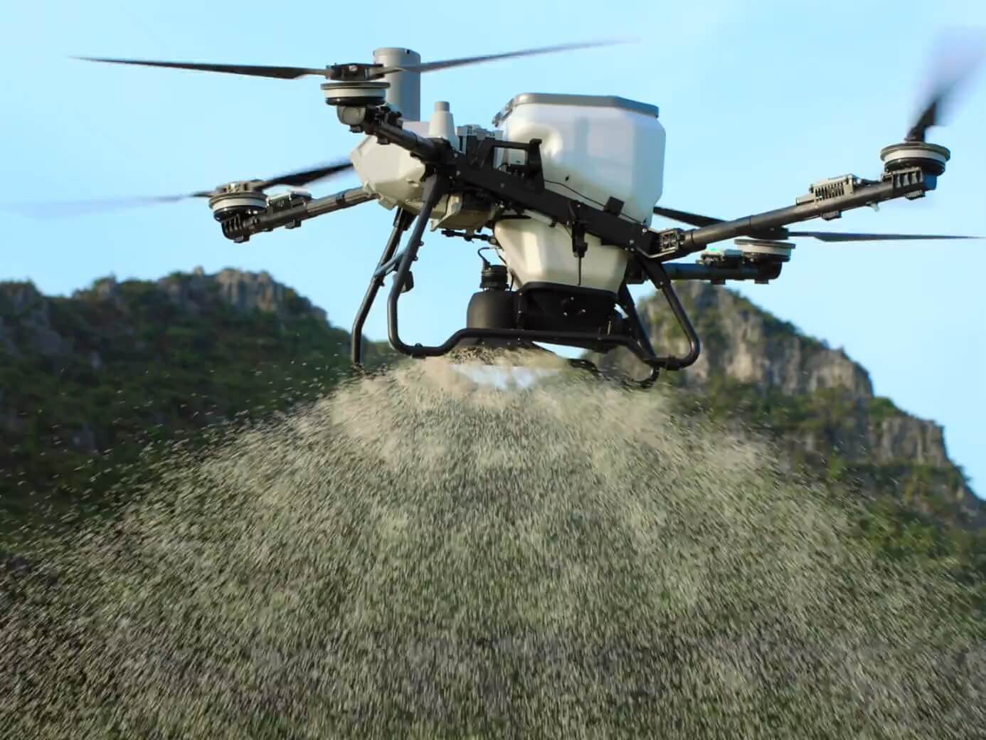 Sistema de esparcido del DJI AGRAS T55