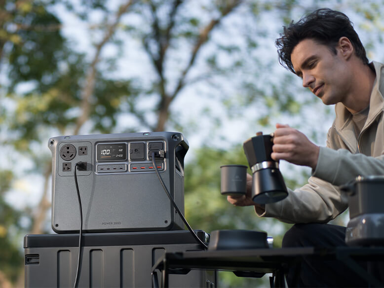 DJI Power 2000 cho dã ngoại và cắm trại - chube.vn