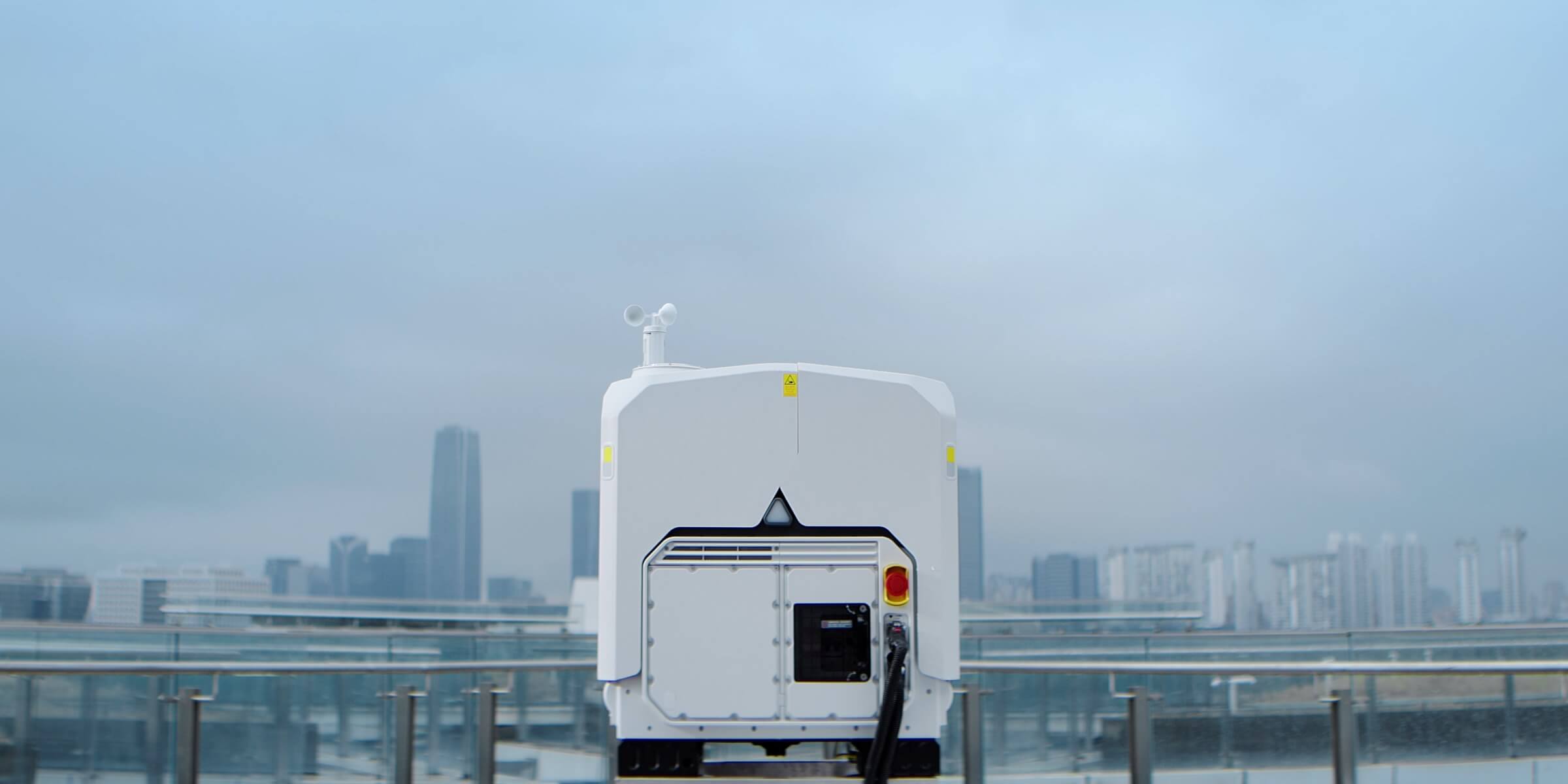 屋上に設置したDJI Dock 4からの離陸