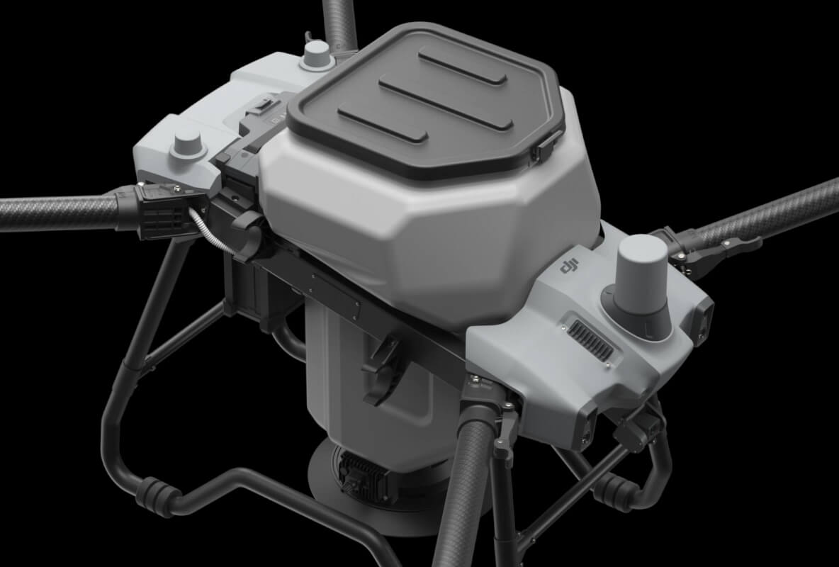 DJI AGRAS T40 · Granül uygulamalarına hazır.